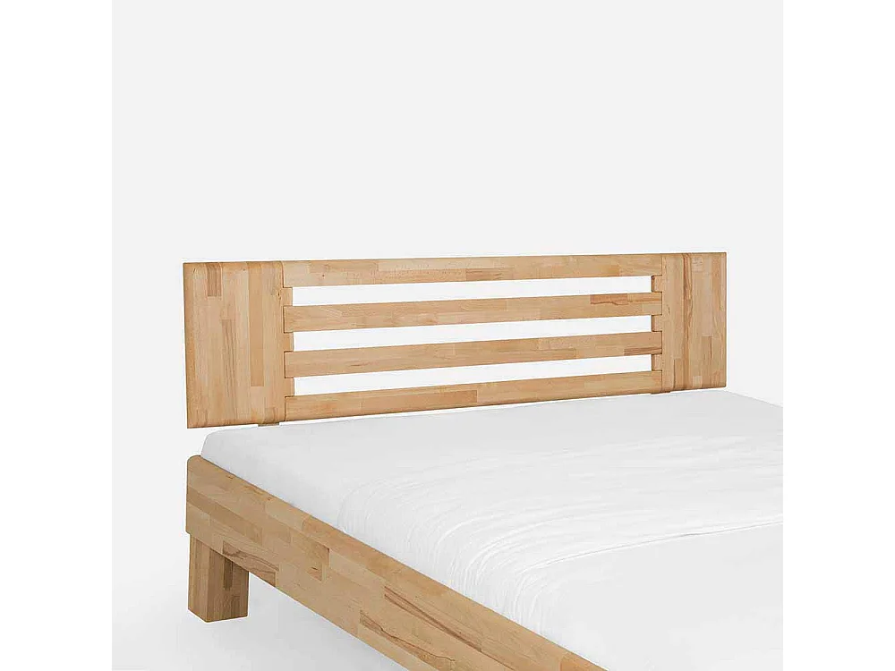 Bett aus Kernbuche Massivholz natur geölt