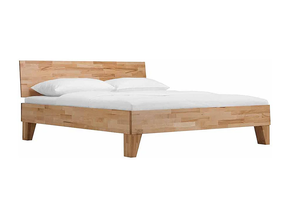 Singlebett aus Kernbuche Massivholz geölt