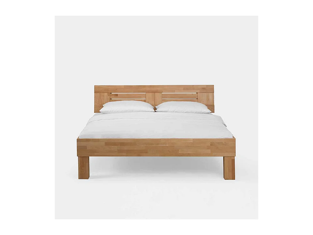 Buchenholz Bett massiv lackiert