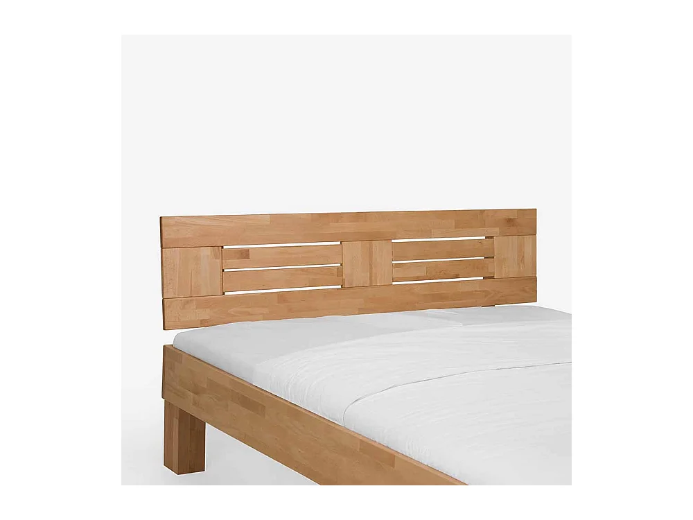 Buchenholz Bett massiv lackiert