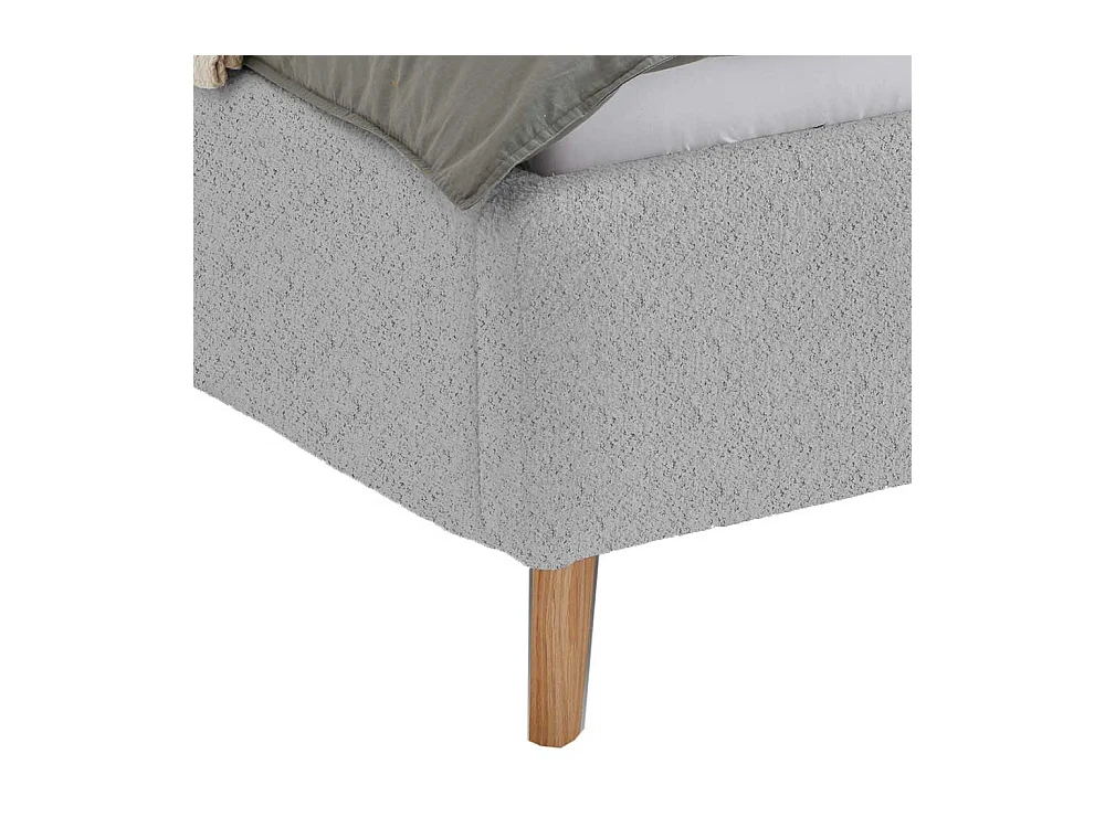 Polster Doppelbett Grau 160x200 cm oder 180x200 cm 105 cm hoch