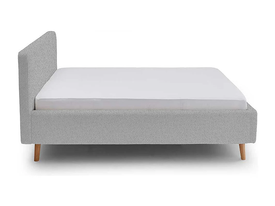 Polster Doppelbett Grau 160x200 cm oder 180x200 cm 105 cm hoch