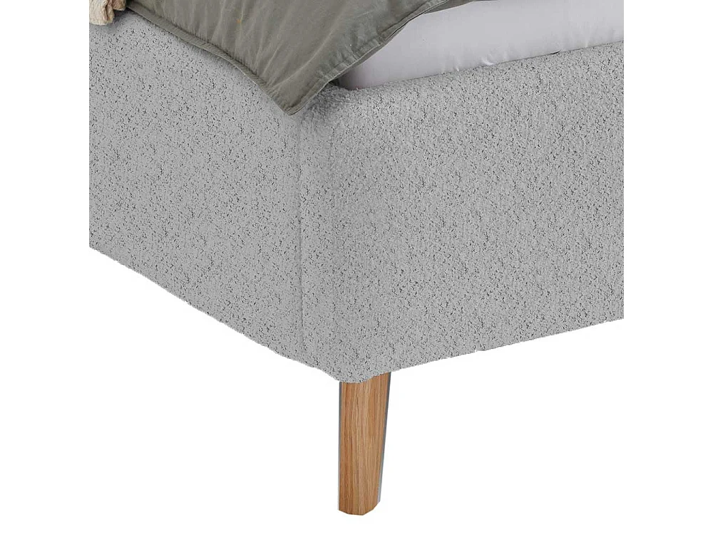 Polster Doppelbett Grau 160x200 cm oder 180x200 cm 105 cm hoch
