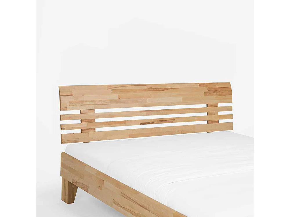 Doppelbett aus Kernbuche Massivholz geölt