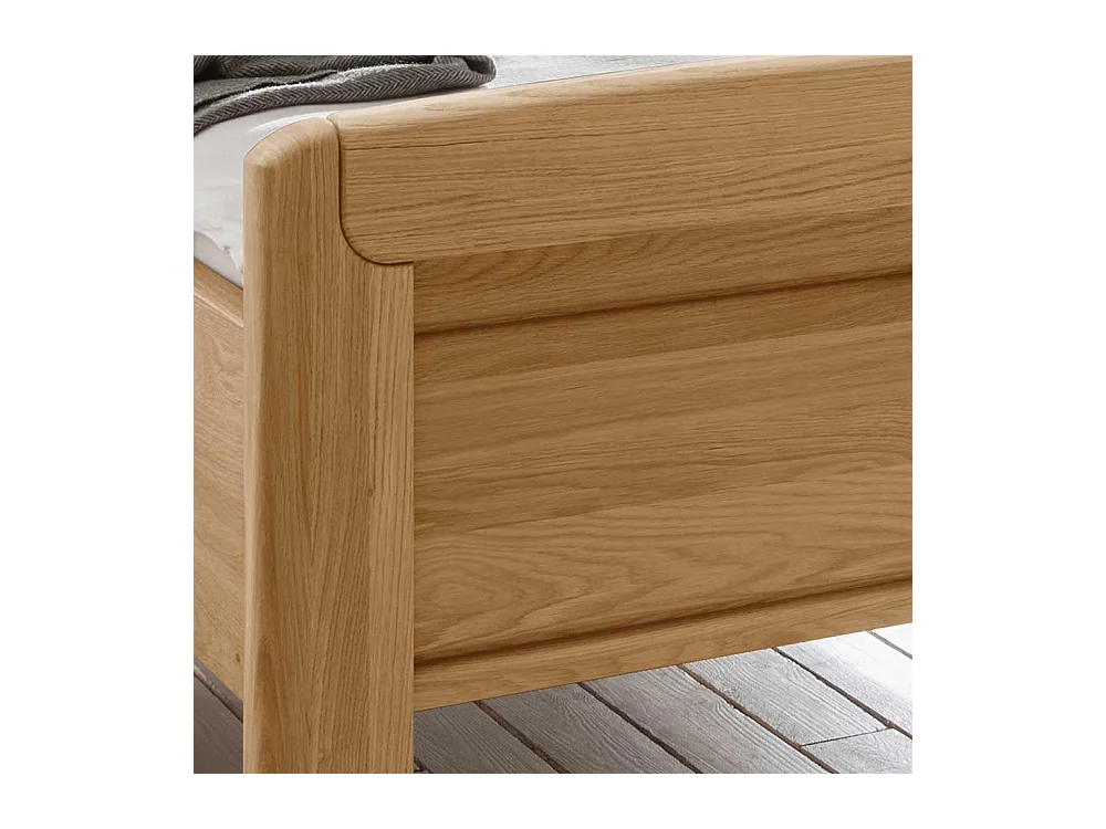 Komfortbett aus Eiche teilmassiv Made in Germany