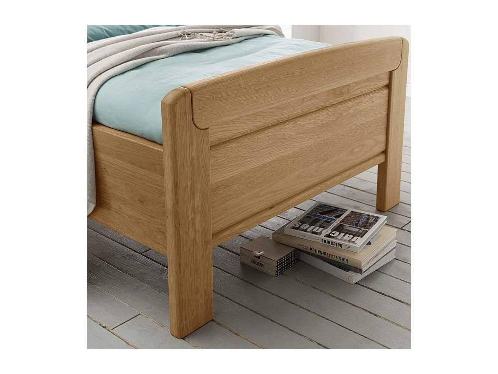 Komfortbett aus Eiche teilmassiv Made in Germany
