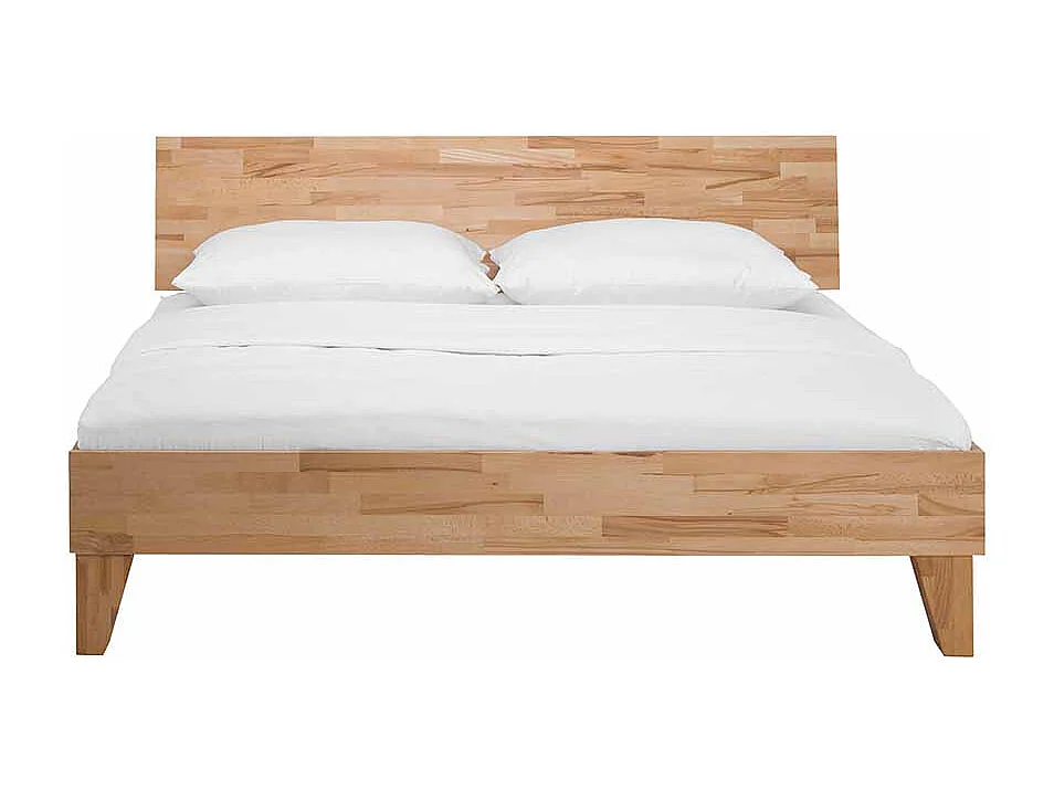 Singlebett aus Kernbuche Massivholz geölt