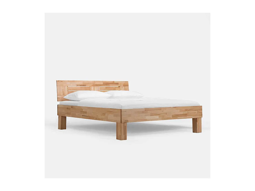 Kernbuche Holzbett massiv geölt