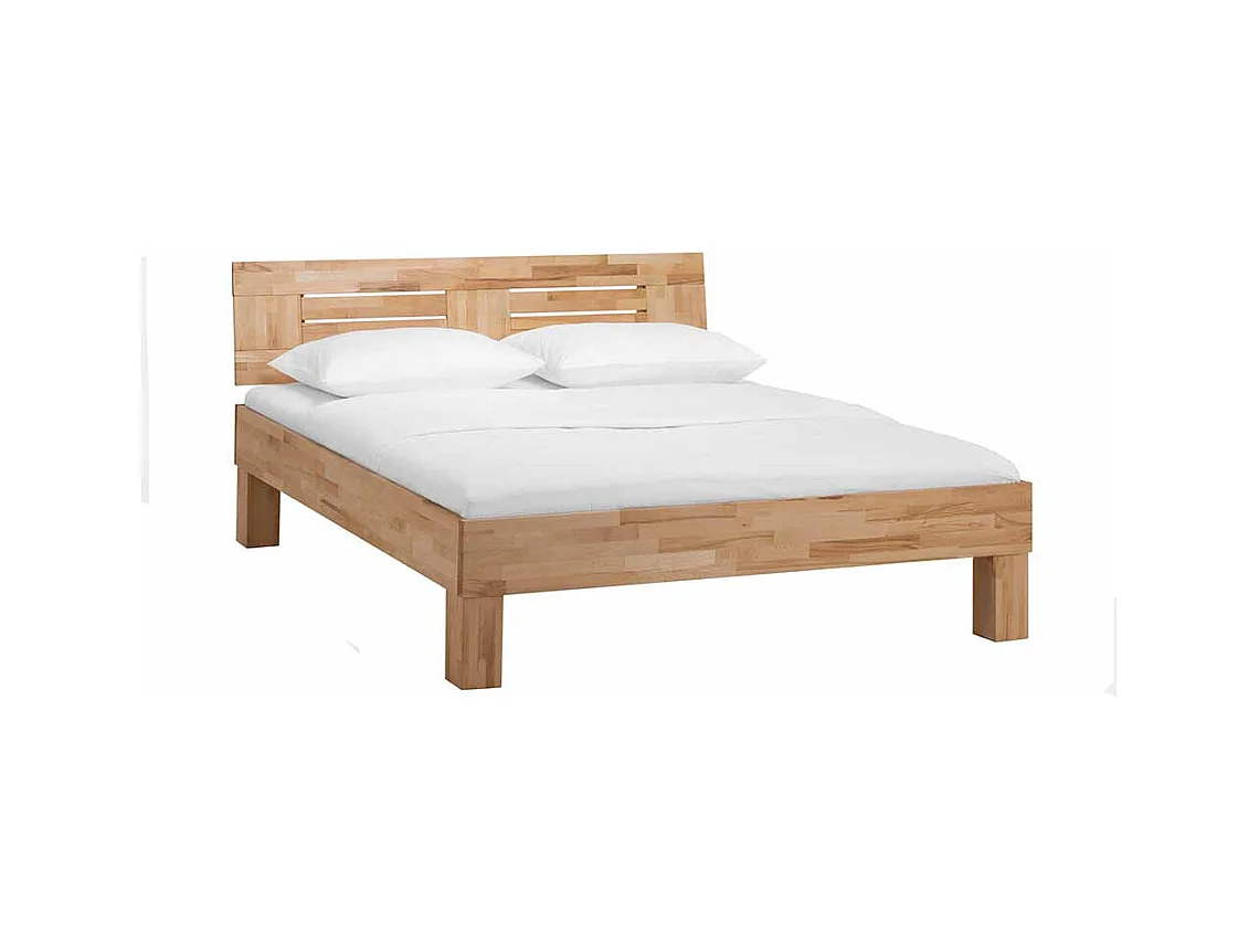 Kernbuche Holzbett massiv geölt