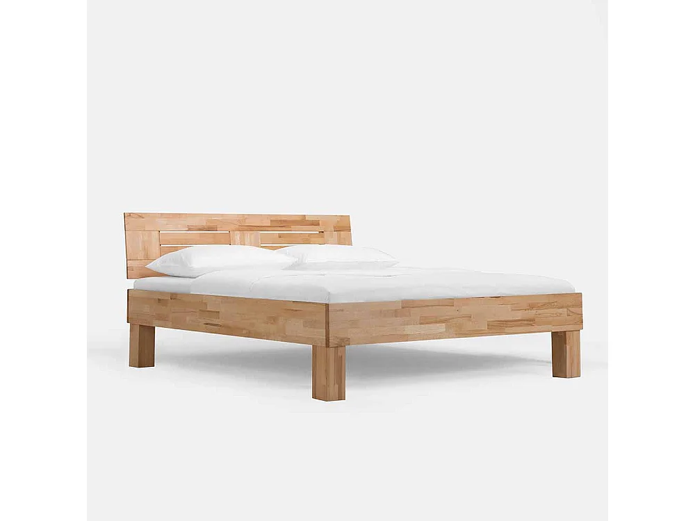 Kernbuche Holzbett massiv geölt