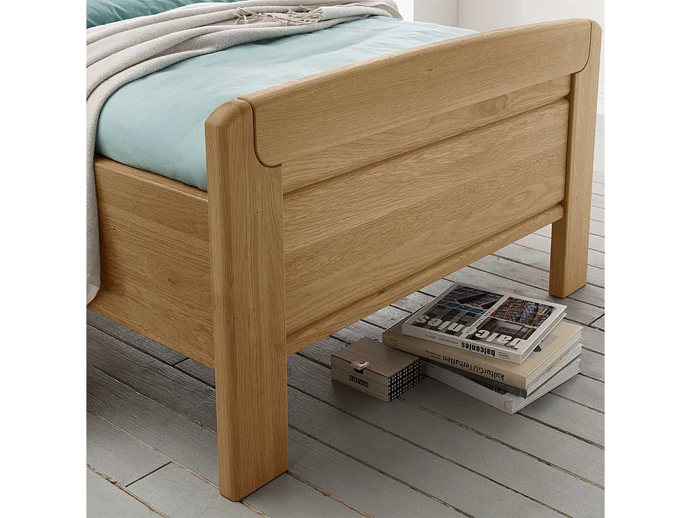 Komfortbett aus Eiche teilmassiv Made in Germany