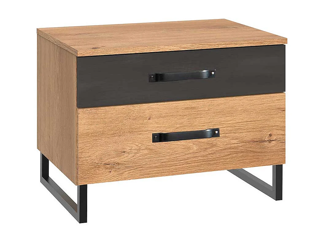 Doppelbettgestell Loft Stil Made in Germany 100 cm hoch