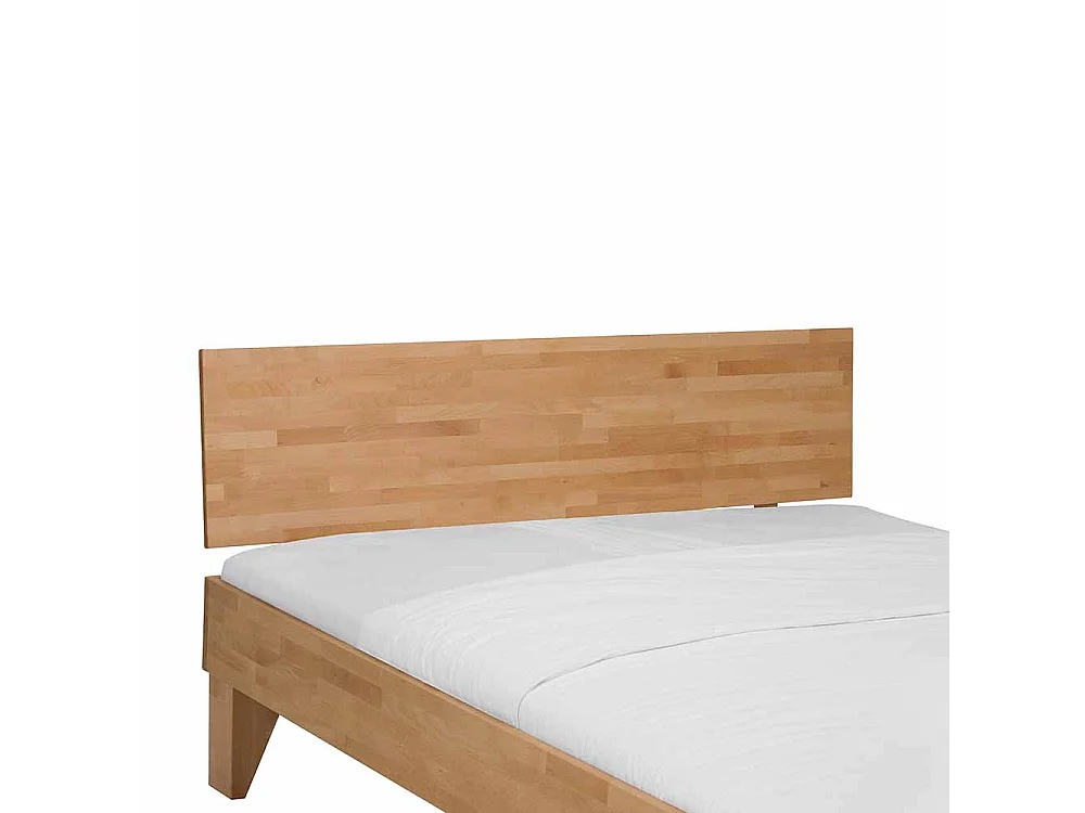 Holzbett aus Buche Massivholz lackiert