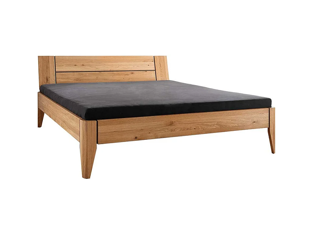 Doppelbett Massivholzbett geölt in Wildeichefarben