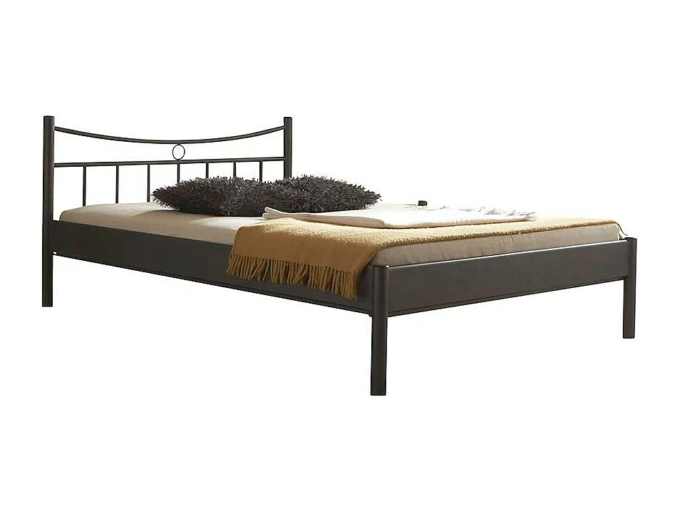 Futonbett mit 4-Fuß Gestell Anthrazit