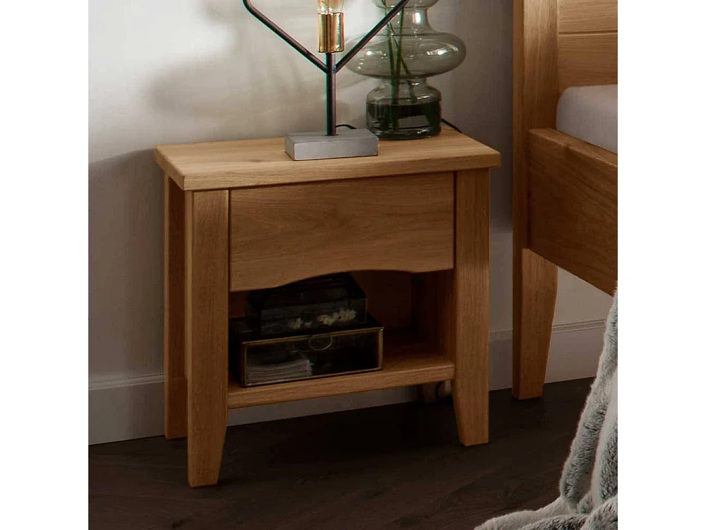 Doppelbett Massivholzbett aus Wildeiche Massivholz geölt