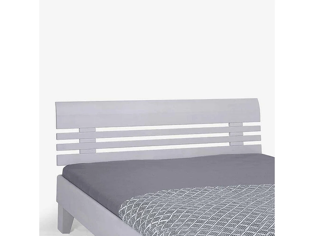 Holzbett in Weiß Buche massiv