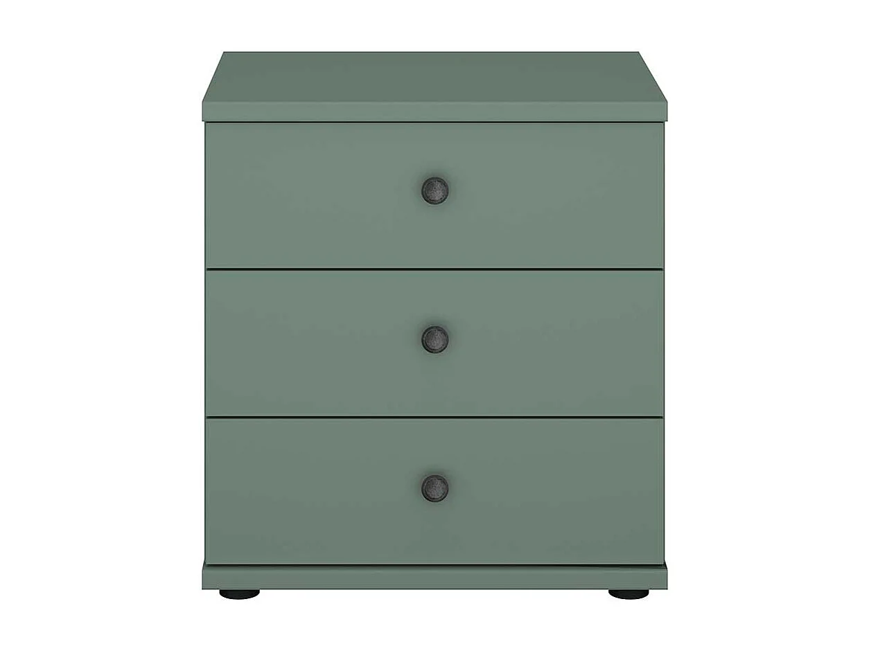 Doppelbett Überlänge in Graugrün modernen Landhausstil