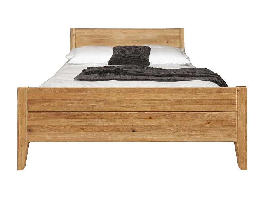 Massivholzbett aus Wildeiche geölt