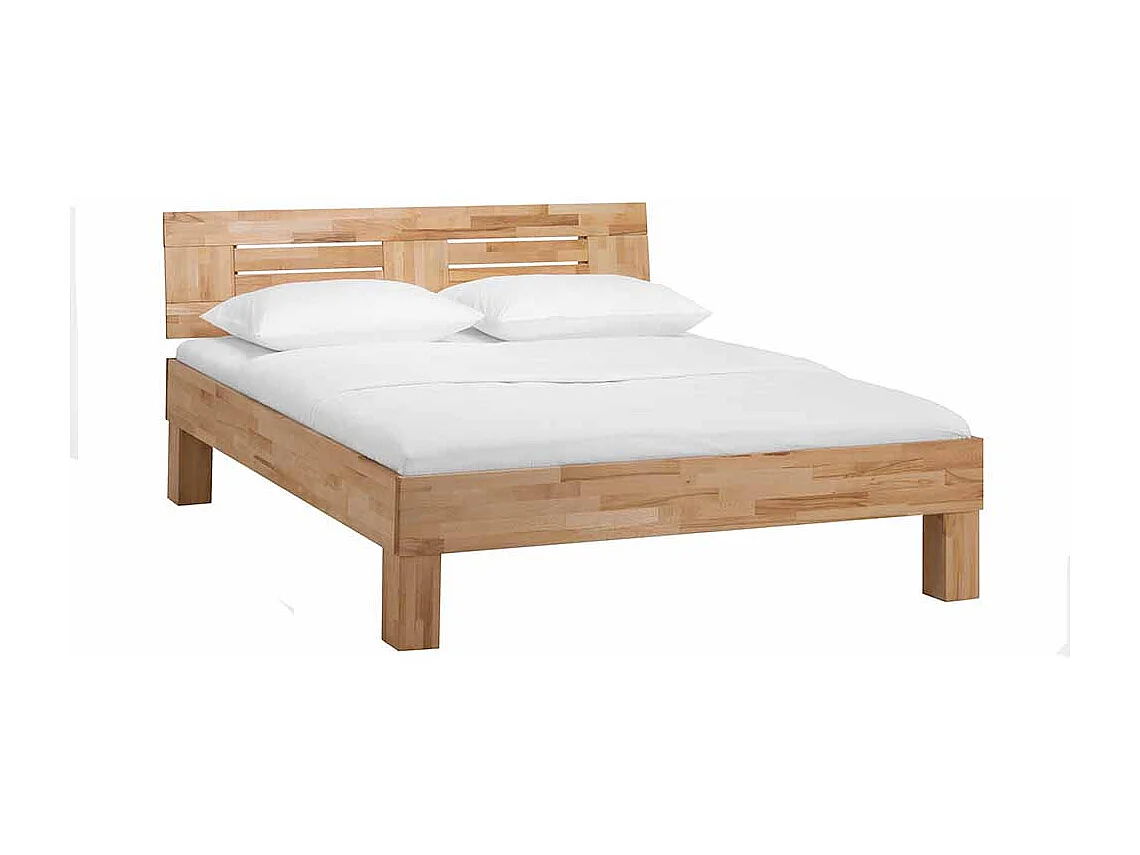 Kernbuche Holzbett massiv geölt