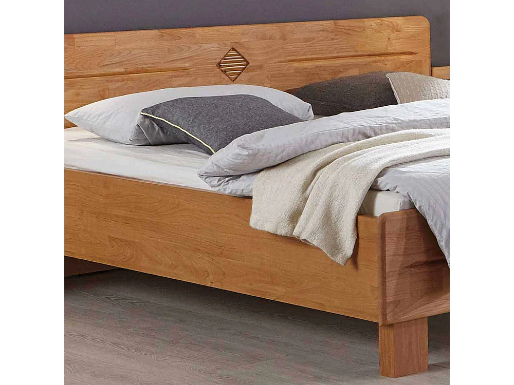 Ehebett aus Erle Nachtkonsolen (dreiteilig)