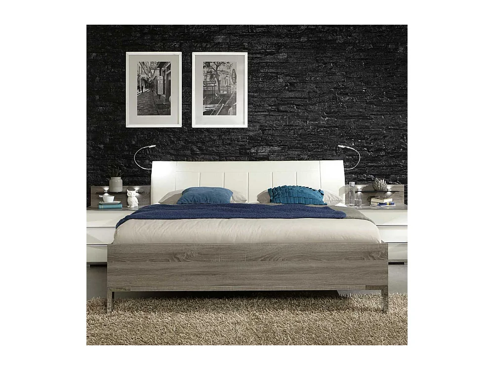 Komfortbett mit Polsterkopfteil Beleuchtung