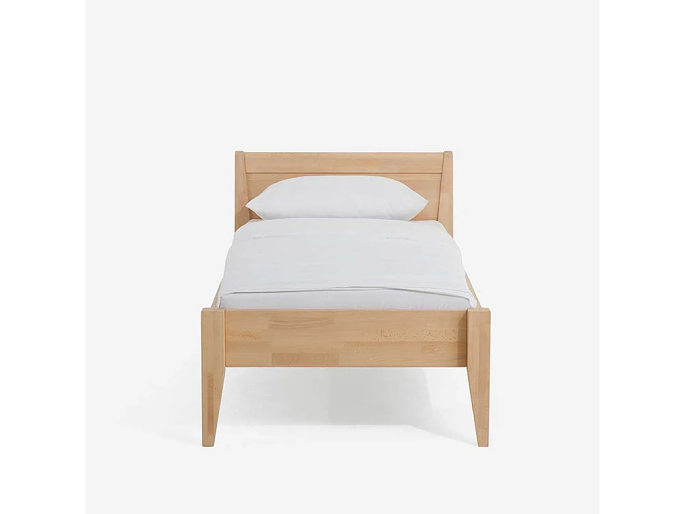 Holzbett aus Buche Massivholz Überlänge