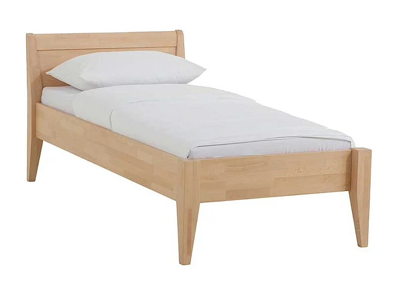 Holzbett aus Buche Massivholz Überlänge