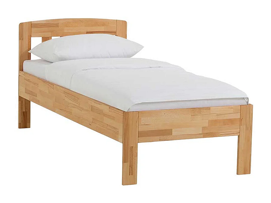 Komfortbett aus Kernbuche Massivholz geölt