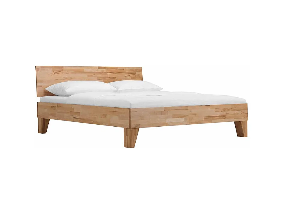 Singlebett aus Kernbuche Massivholz geölt