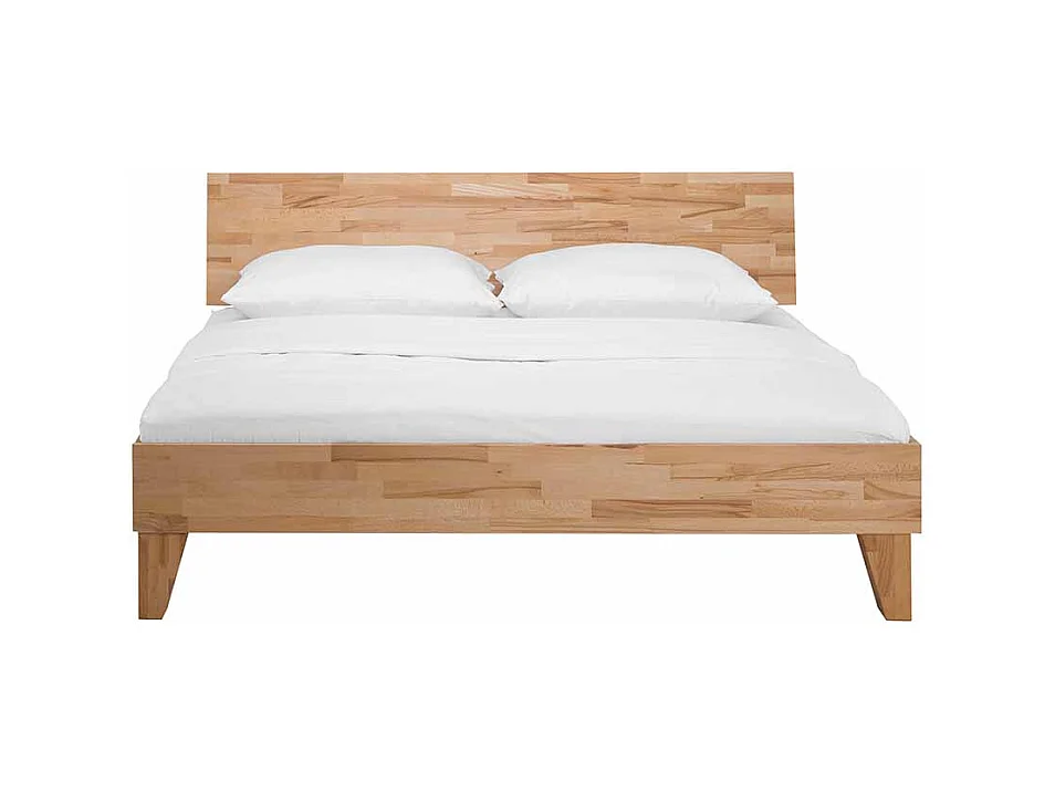 Singlebett aus Kernbuche Massivholz geölt