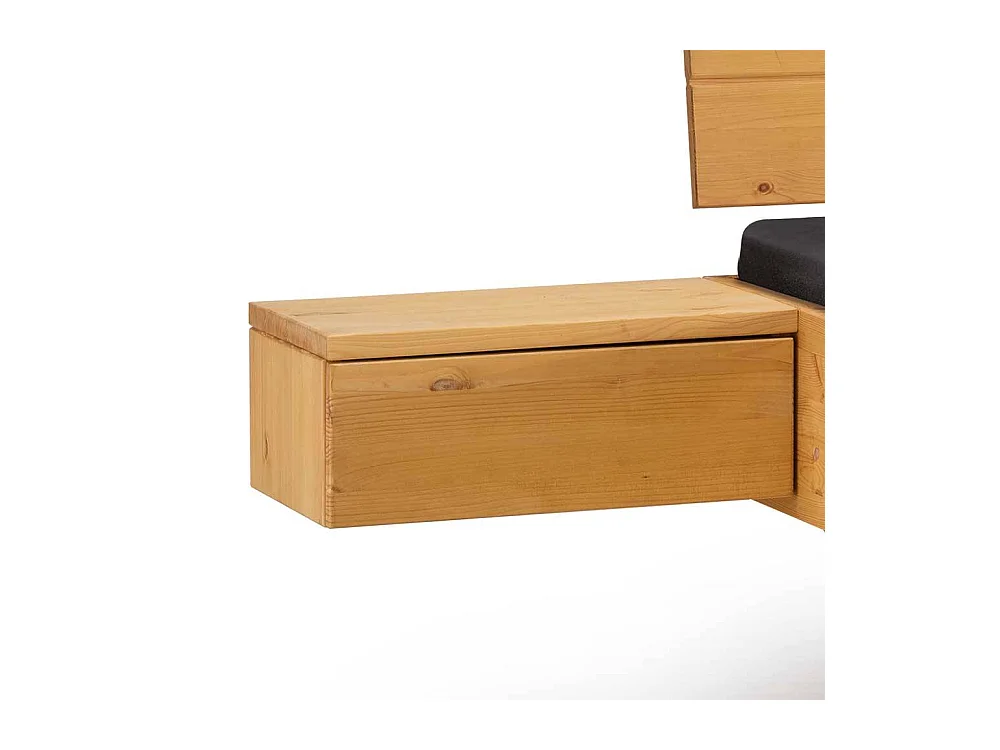 Doppelbett Kufenbett aus Kiefer Massivholz gelaugt