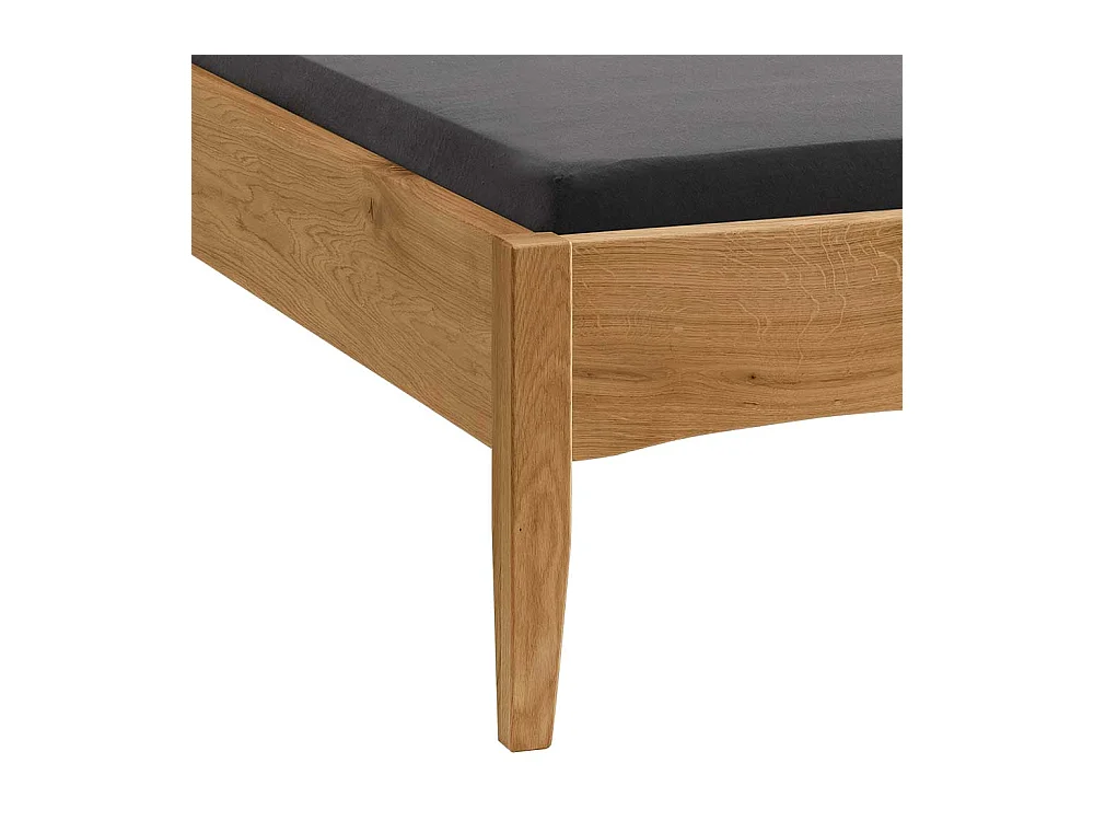 Doppelbett Massivholzbett aus Wildeiche Massivholz geölt