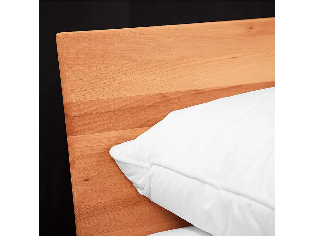 Futonbett aus Kernbuche Massivholz modern