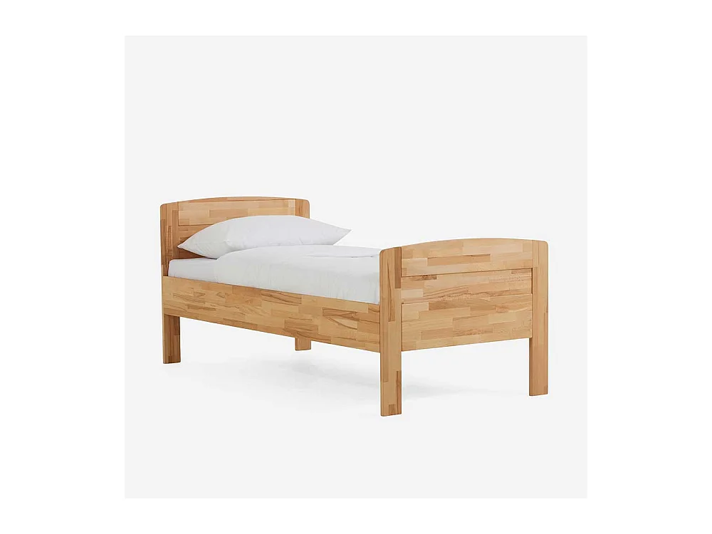Massiv Holzbett aus Kernbuche geölt