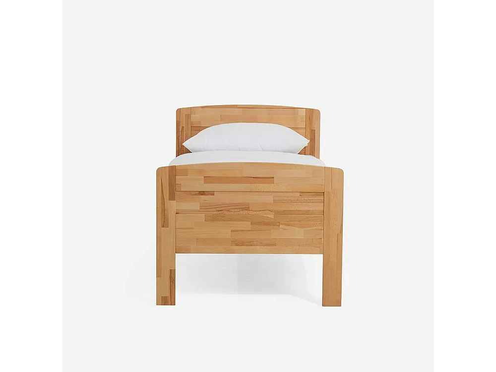 Massiv Holzbett aus Kernbuche geölt