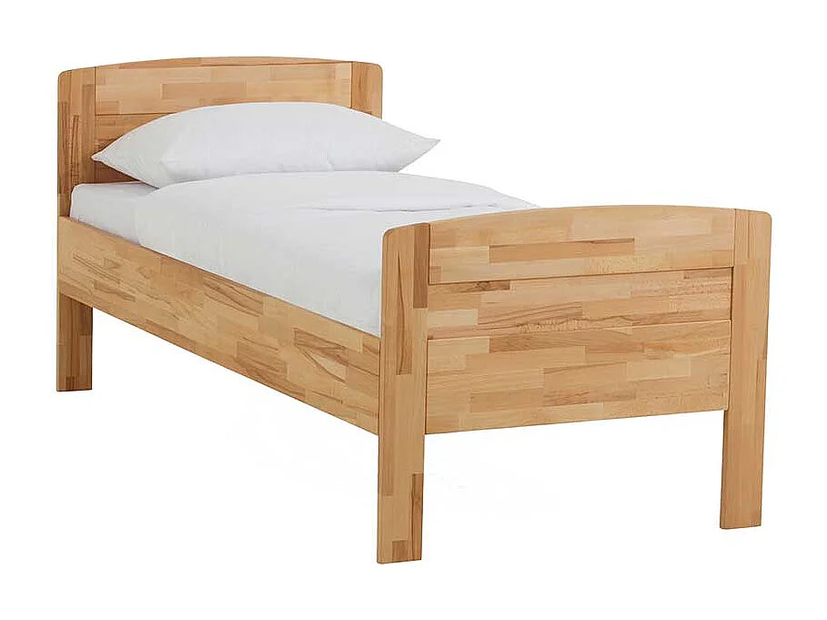 Massiv Holzbett aus Kernbuche geölt