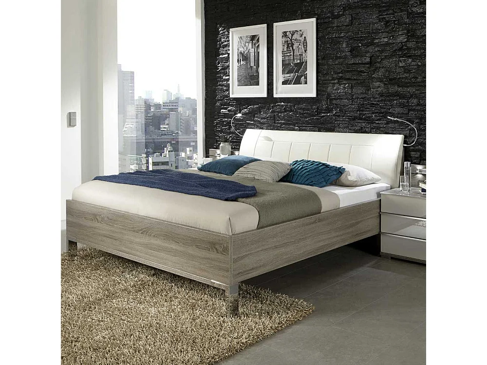 Komfortbett mit Polsterkopfteil Beleuchtung