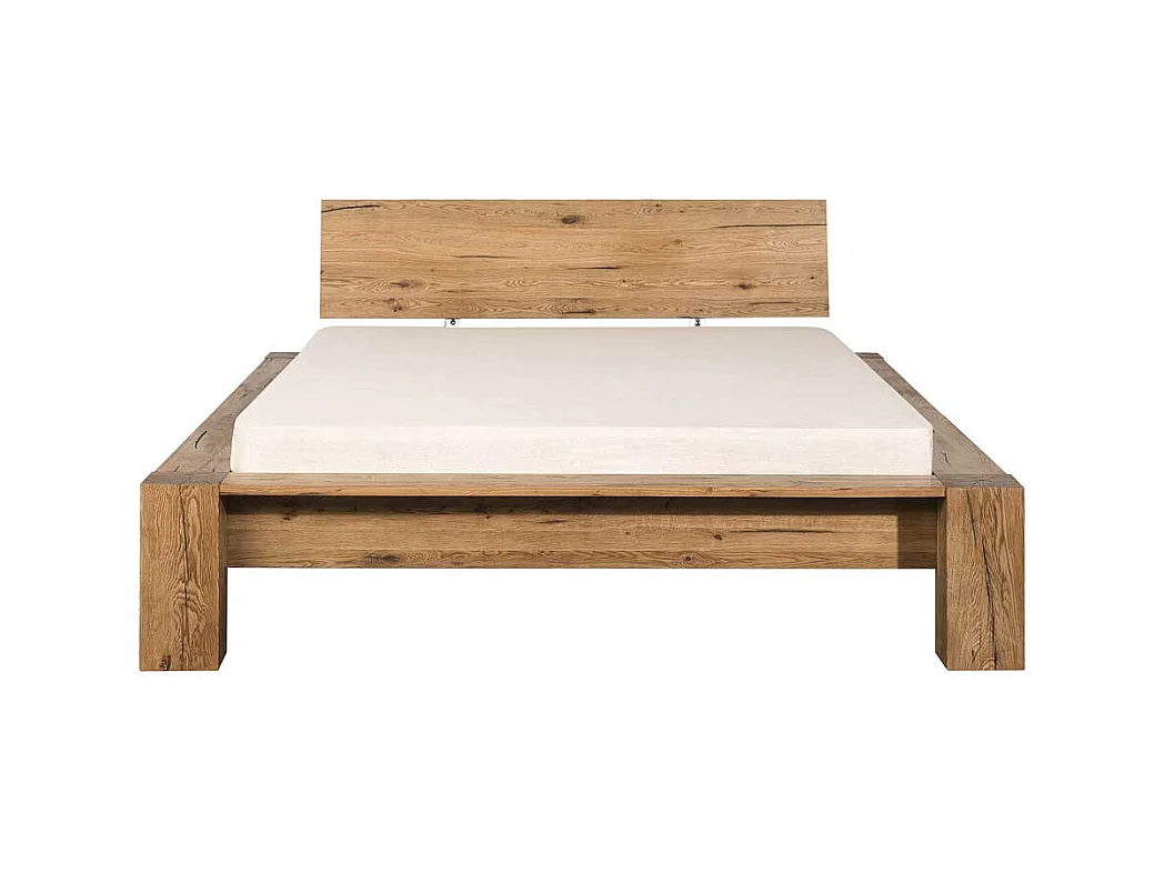 Massivholzbett aus Eiche natur geölt