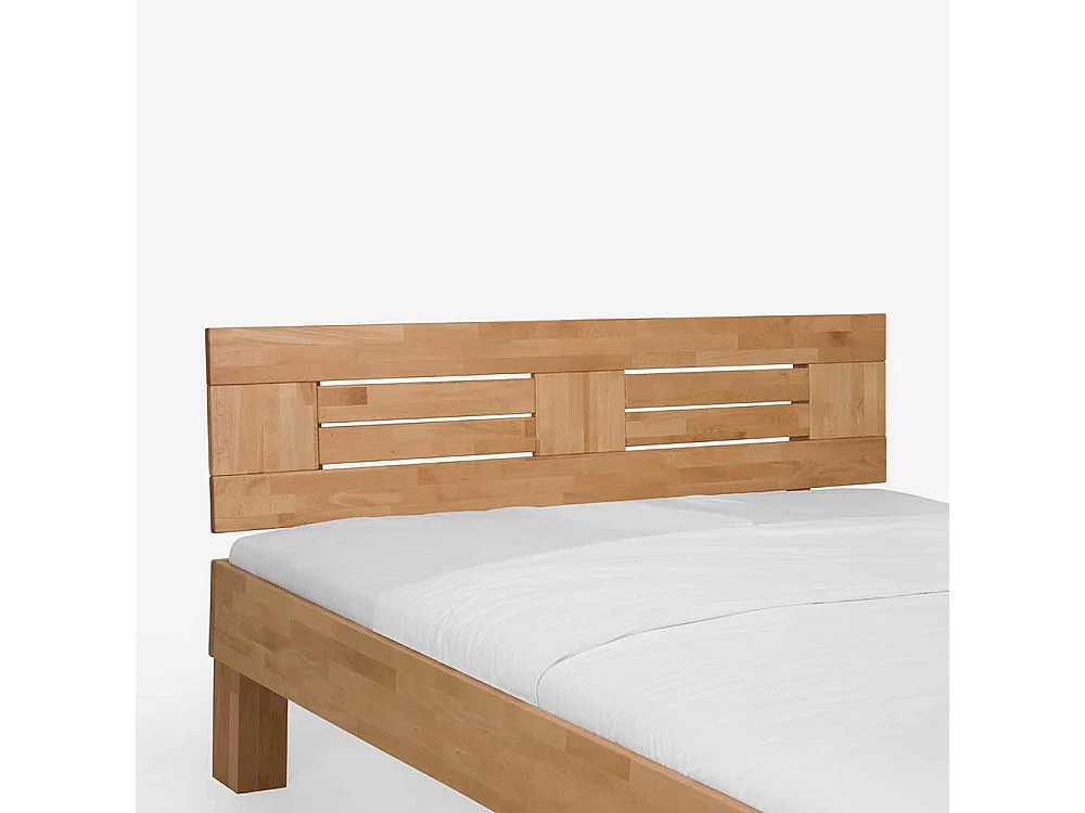 Buchenholz Bett massiv lackiert