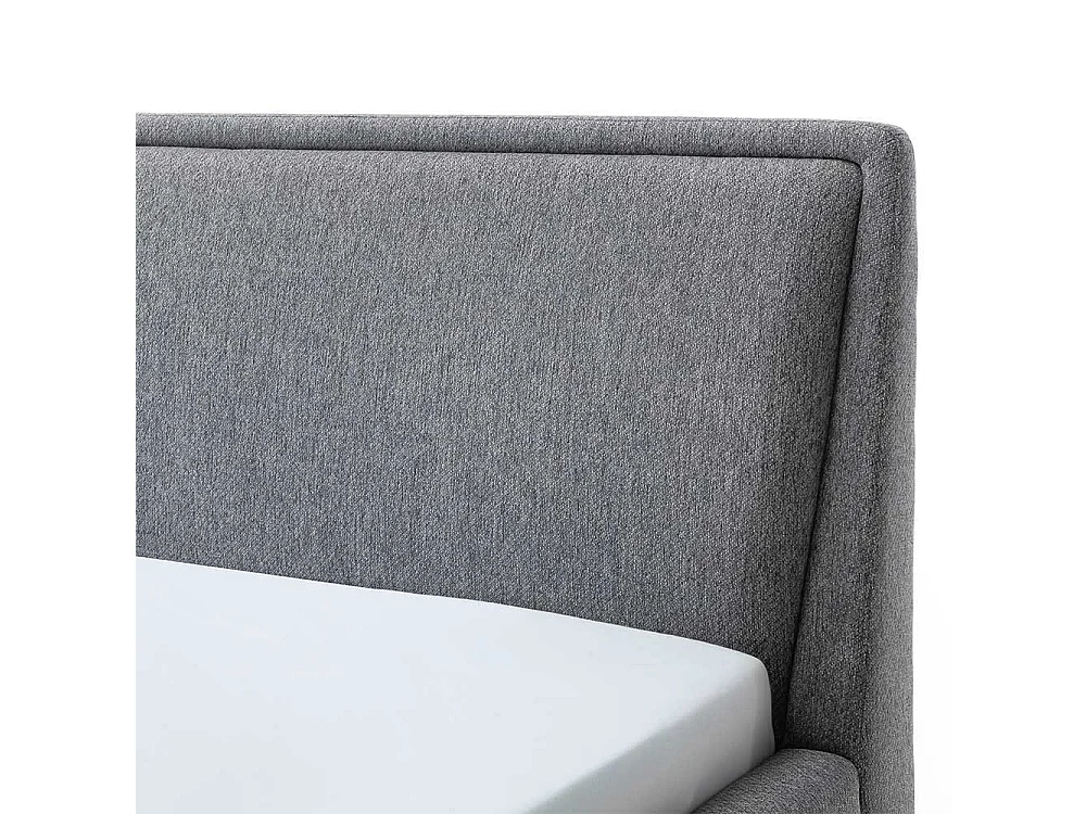 Gepolstertes Bett im Skandi Design 50 cm Einstiegshöhe