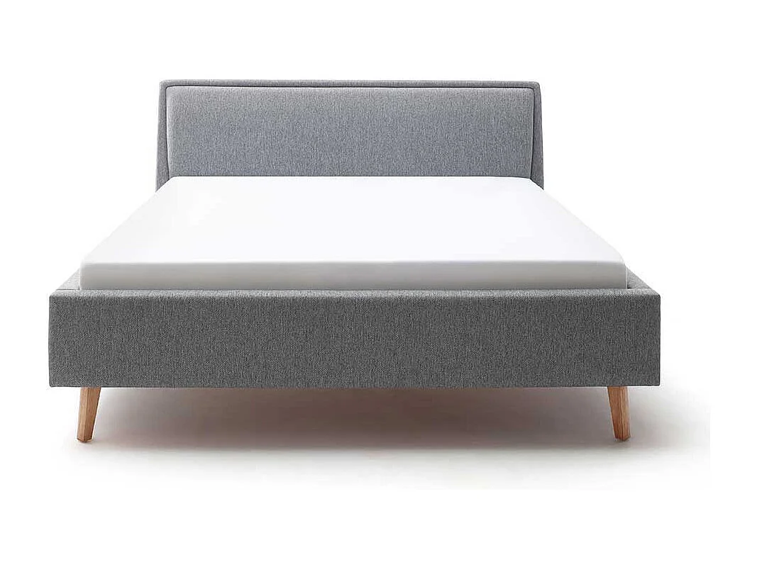 Gepolstertes Bett im Skandi Design 50 cm Einstiegshöhe