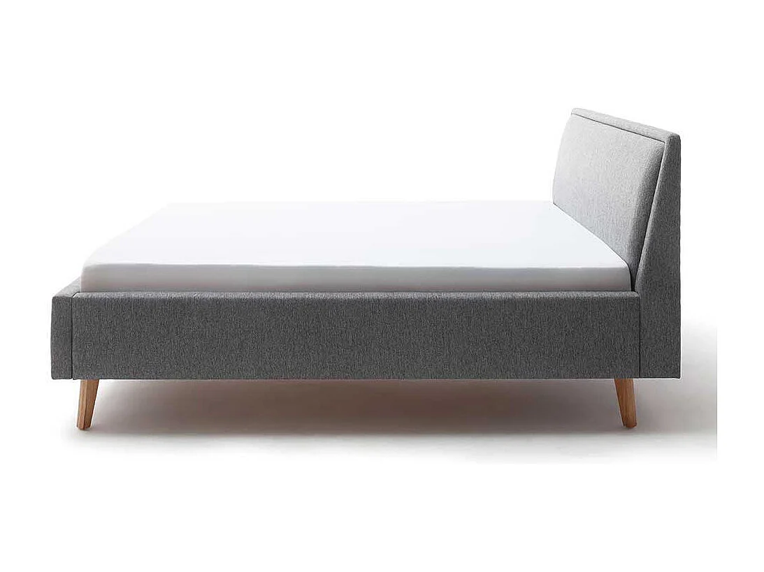 Gepolstertes Bett im Skandi Design 50 cm Einstiegshöhe