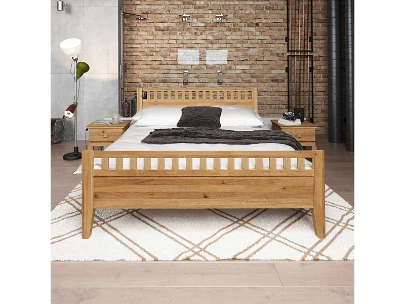 Massivholz Gästebett aus Wildeiche geölt