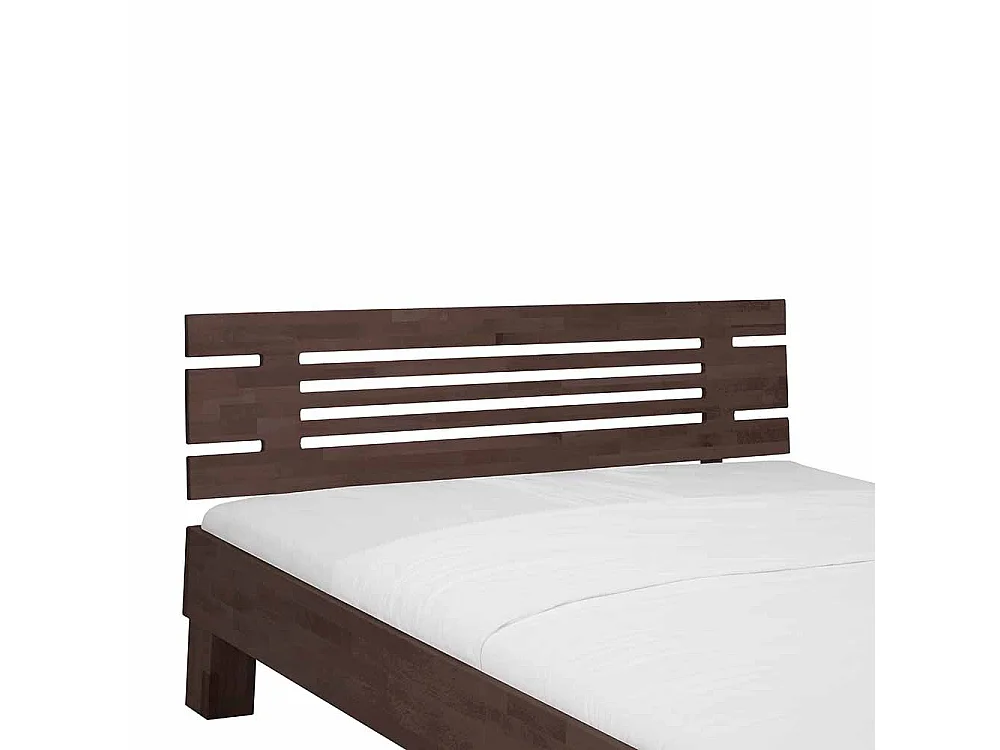 Holzbett in Wenge lackiert Buche Massivholz