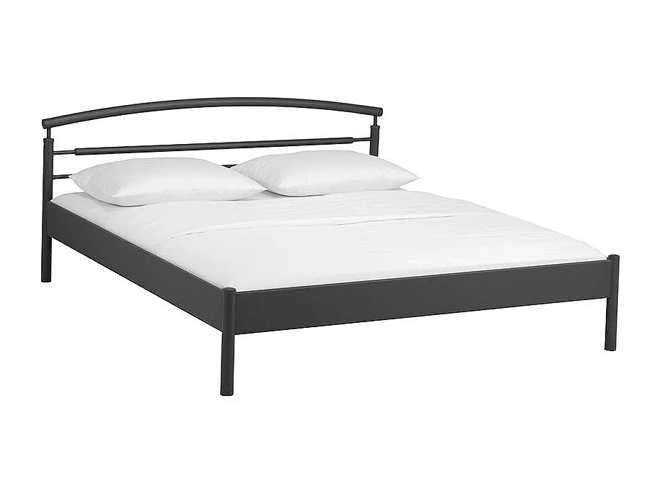 Bettgestell in Schwarz Eisen