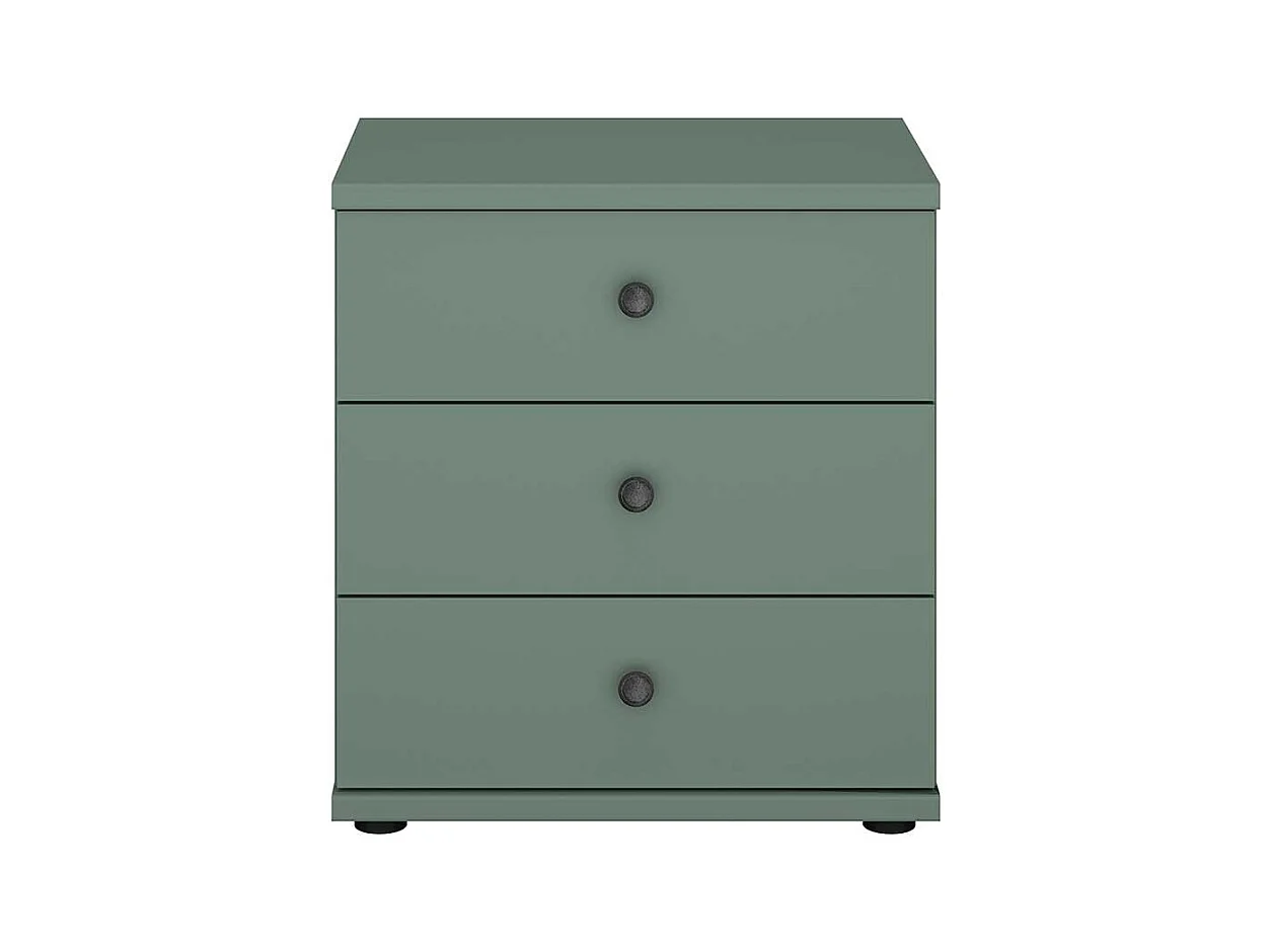 Doppelbett Überlänge in Graugrün modernen Landhausstil