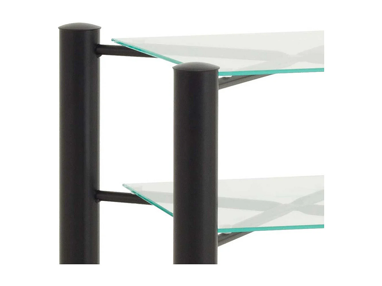 Jugendbett in Schwarz Eisen mit Nachttisch (zweiteilig)