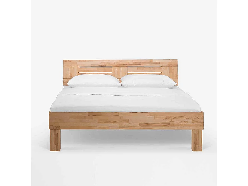 Kernbuche Holzbett massiv geölt