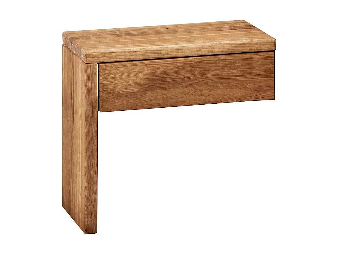 Naturholzbetten Betten aus Wildeiche Massivholz 45 cm Fußteil